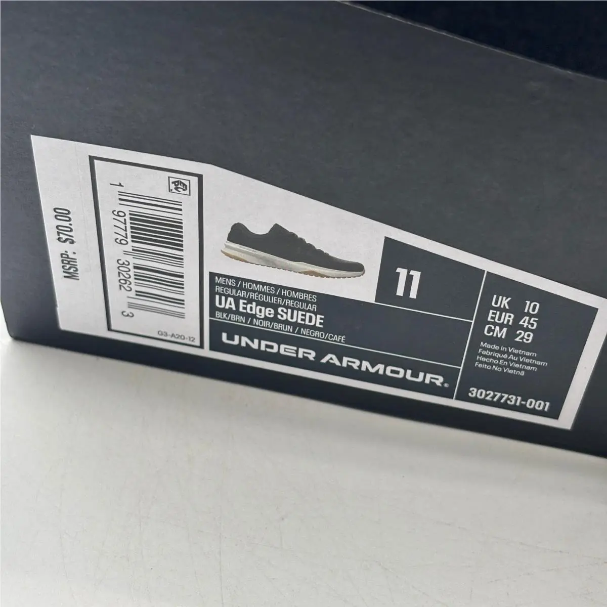 Under Armour shoes - UA Edge Suede - Edge Suede - Black 0