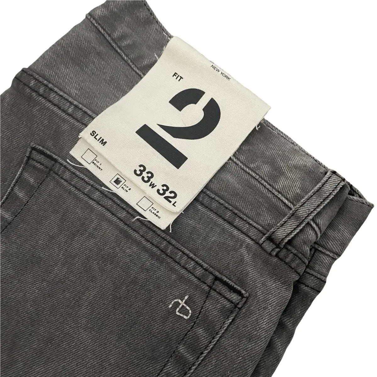 Rag Bone Jeans Fit 2 Slim Fit Greyson Aero Stretch Size 33 x 32