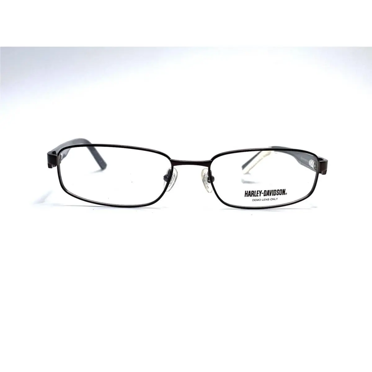 Harley Davidson Metal Rectangular Glasses HD405 Brown 48 18 130