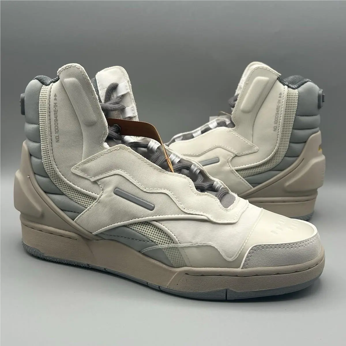 Reebok Nasa x BB4K2 Gray Beige Retro Boot - Men`s Size 6 Women`s Size 7.5