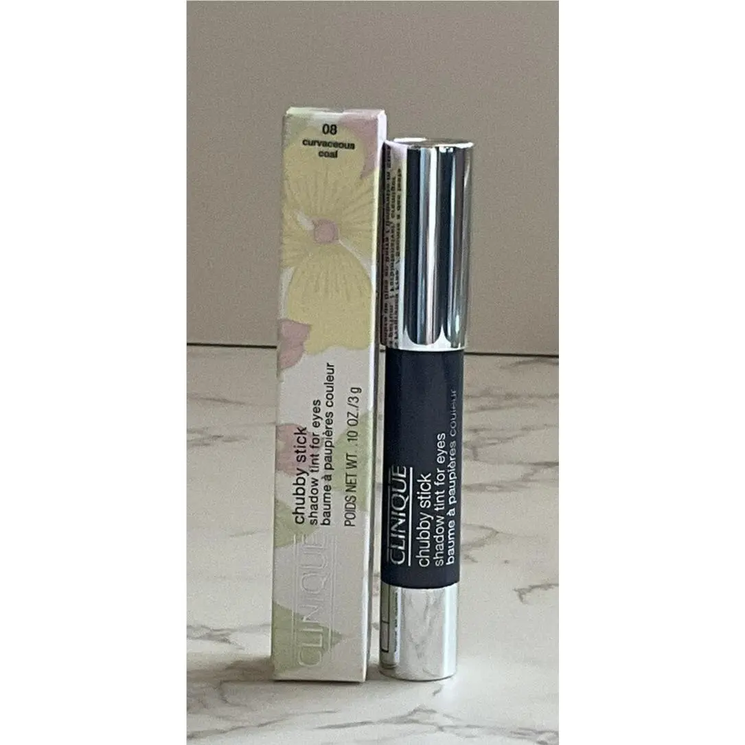 Clinique Chubby Stick Shadow Tint For Eyes in 08 Curvaceous Coal