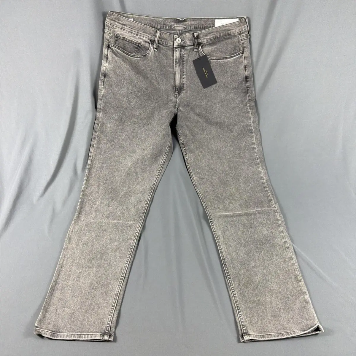 Rag Bone Jeans RB 2 Slim Fit 38 x 32 Grey Cotton Spandex