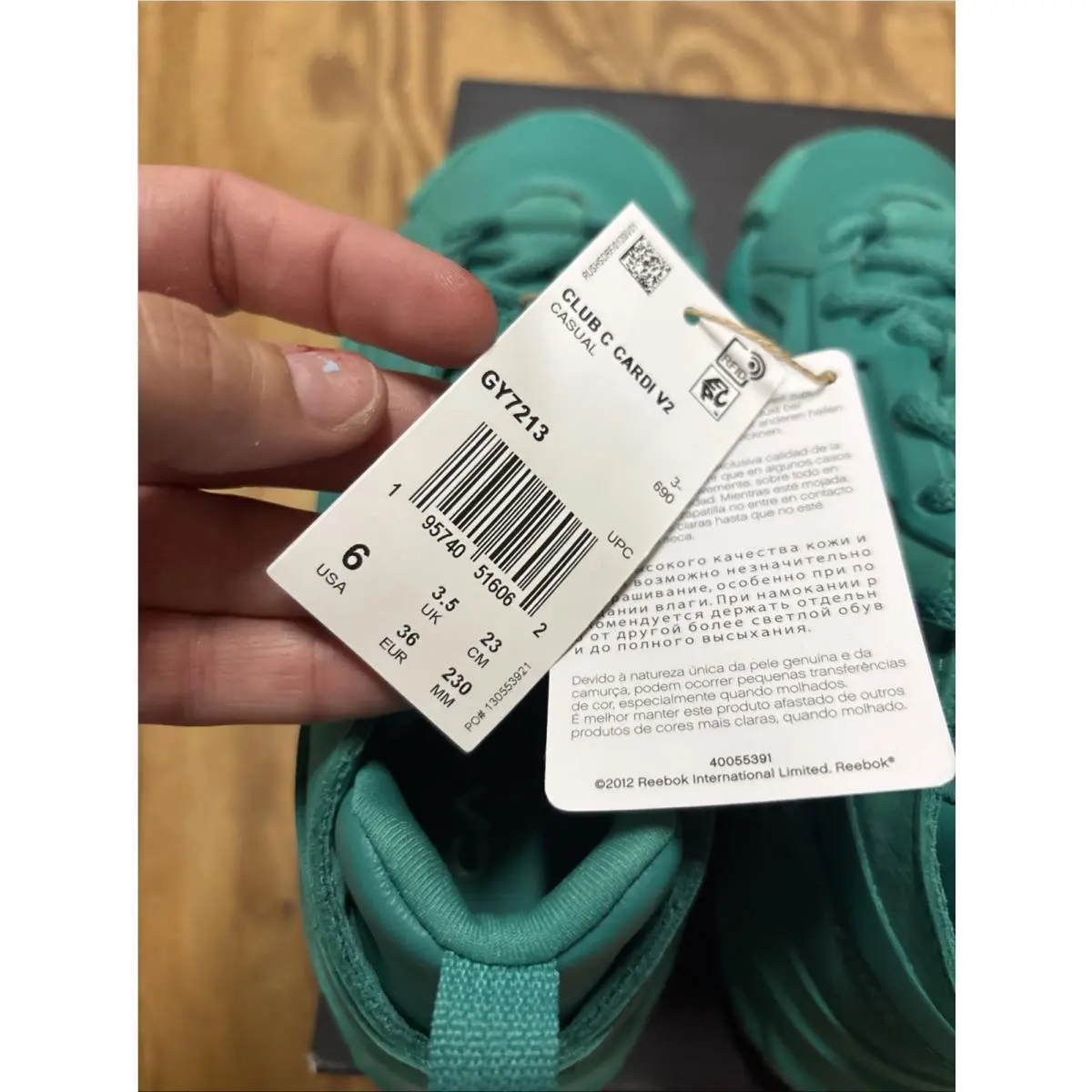 Reebok shoes - REEBOK CARDI - CARDI - GY5925 - Green 3