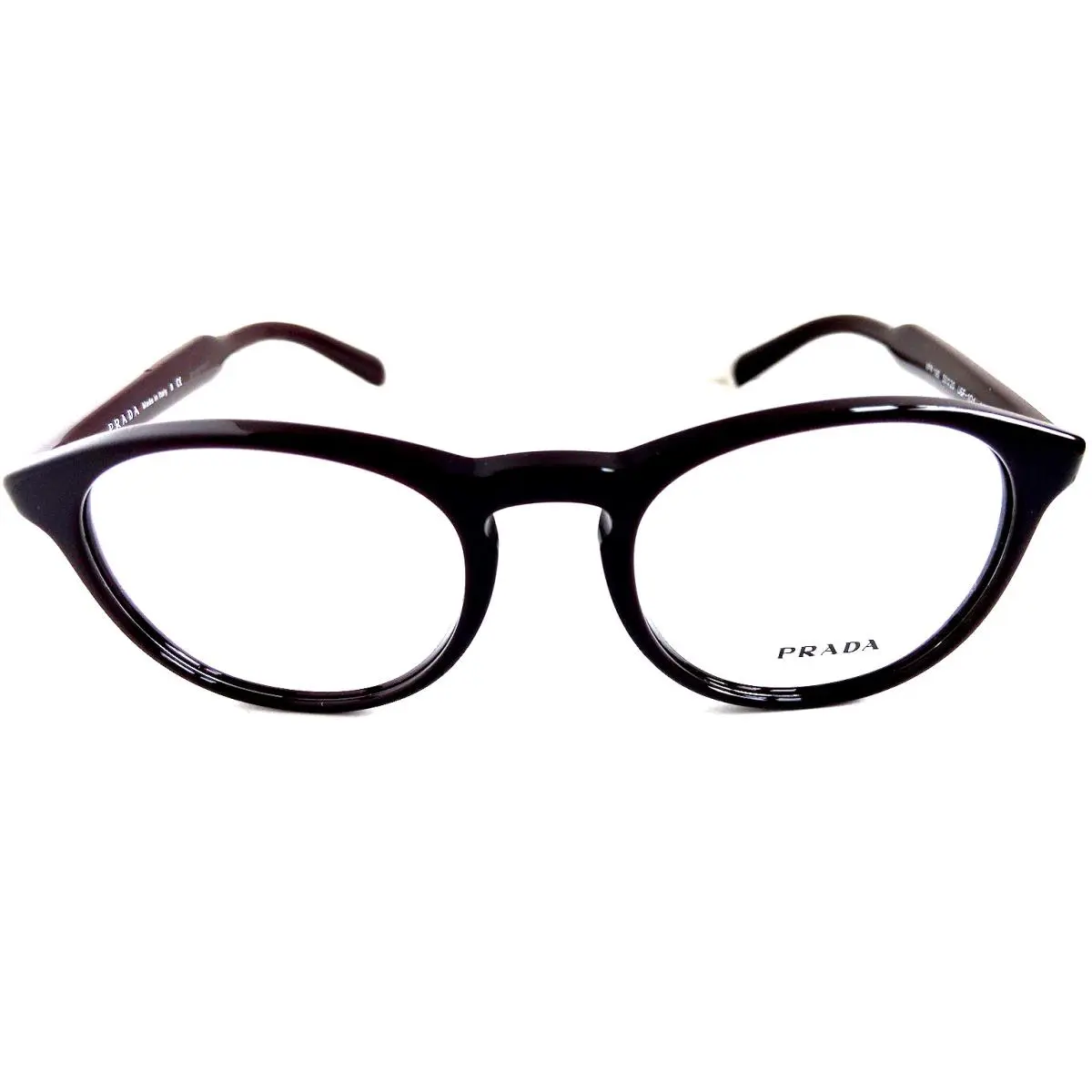 Prada Vpr 19S-F USF-1O1 50mm Round Men`s Women`s Eyeglasses Frame Italy