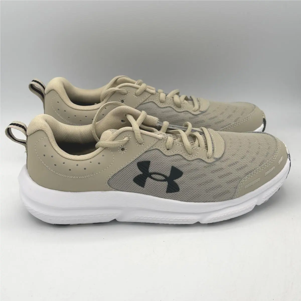Under Armour Charged Assert 10 Shoes Mens 9.5 Brown Tan 3026175-289