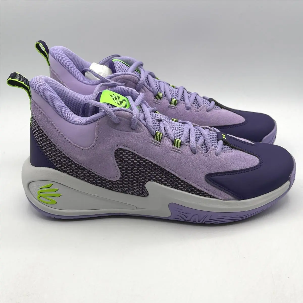 Under Armour Curry 3Z 25 Sde Men Size 11 Violet Purple Suede 6000750-538