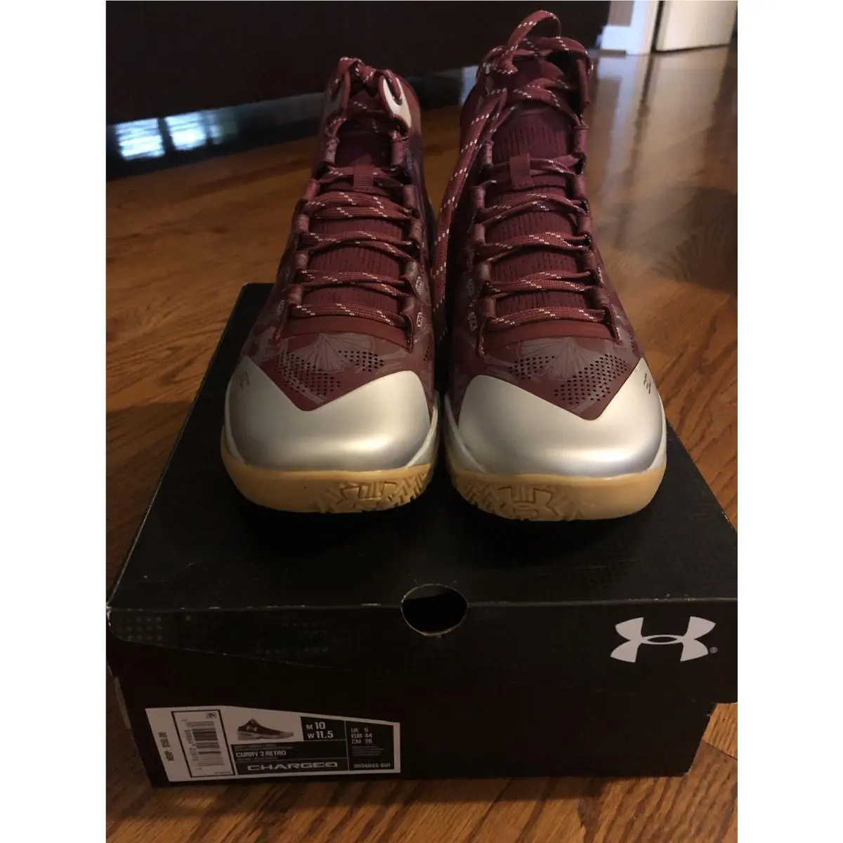 Under Armour shoes - Curry 2 Retro - Curry Retro - 3026052601 - Red 1