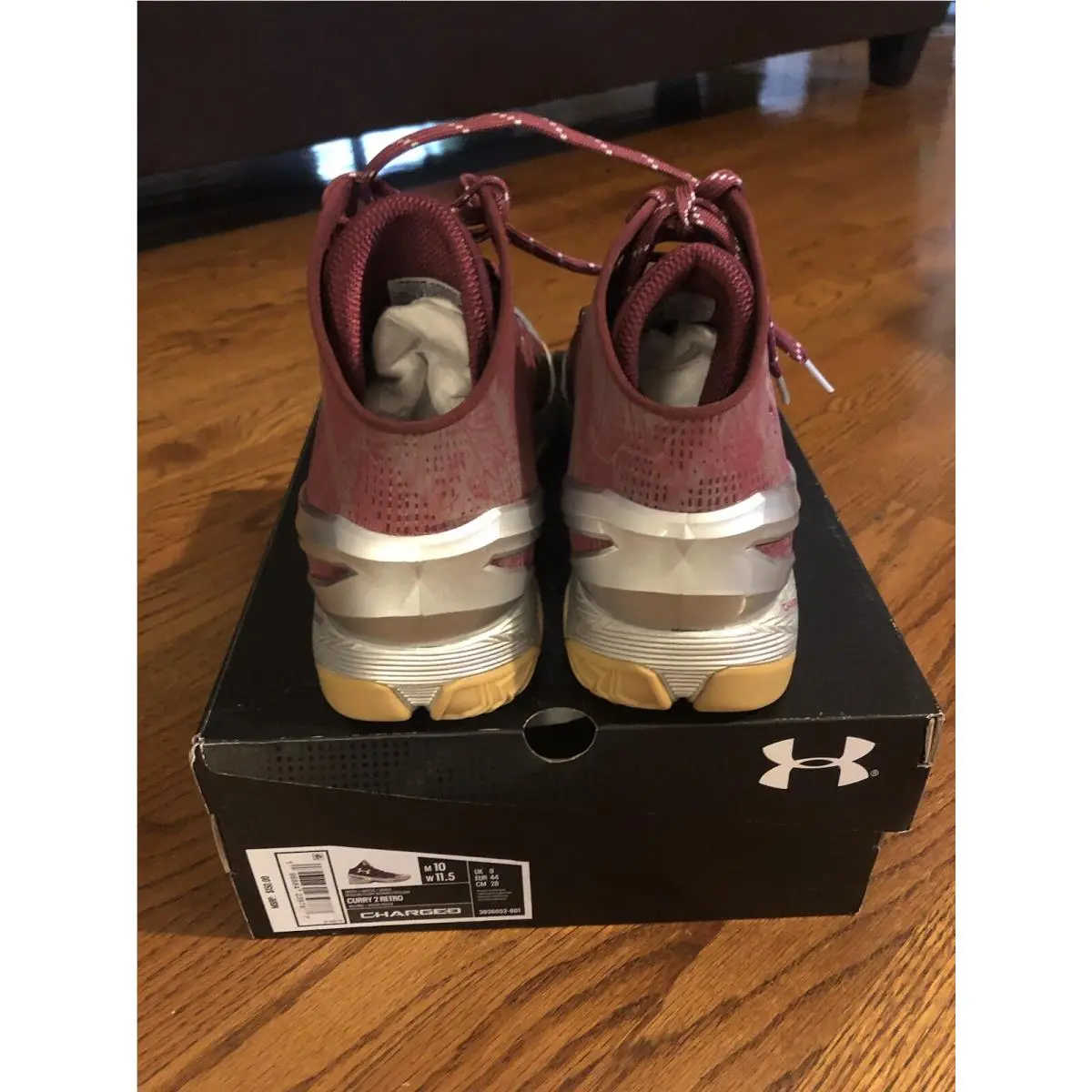 Under Armour shoes - Curry 2 Retro - Curry Retro - 3026052601 - Red 3