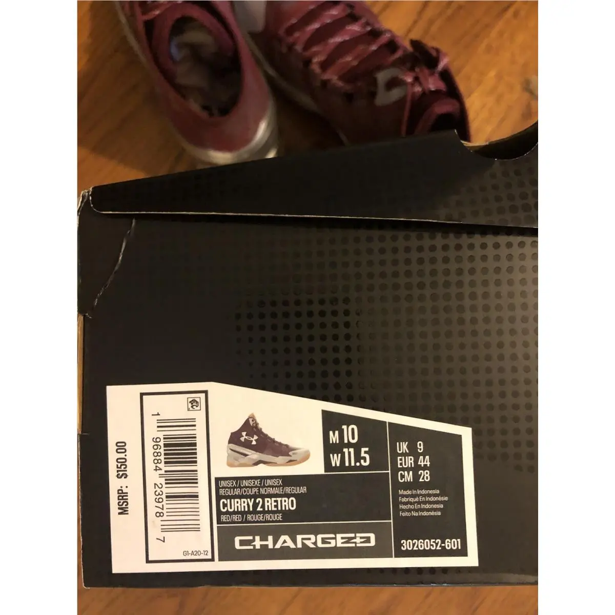 Under Armour shoes - Curry 2 Retro - Curry Retro - 3026052601 - Red 5