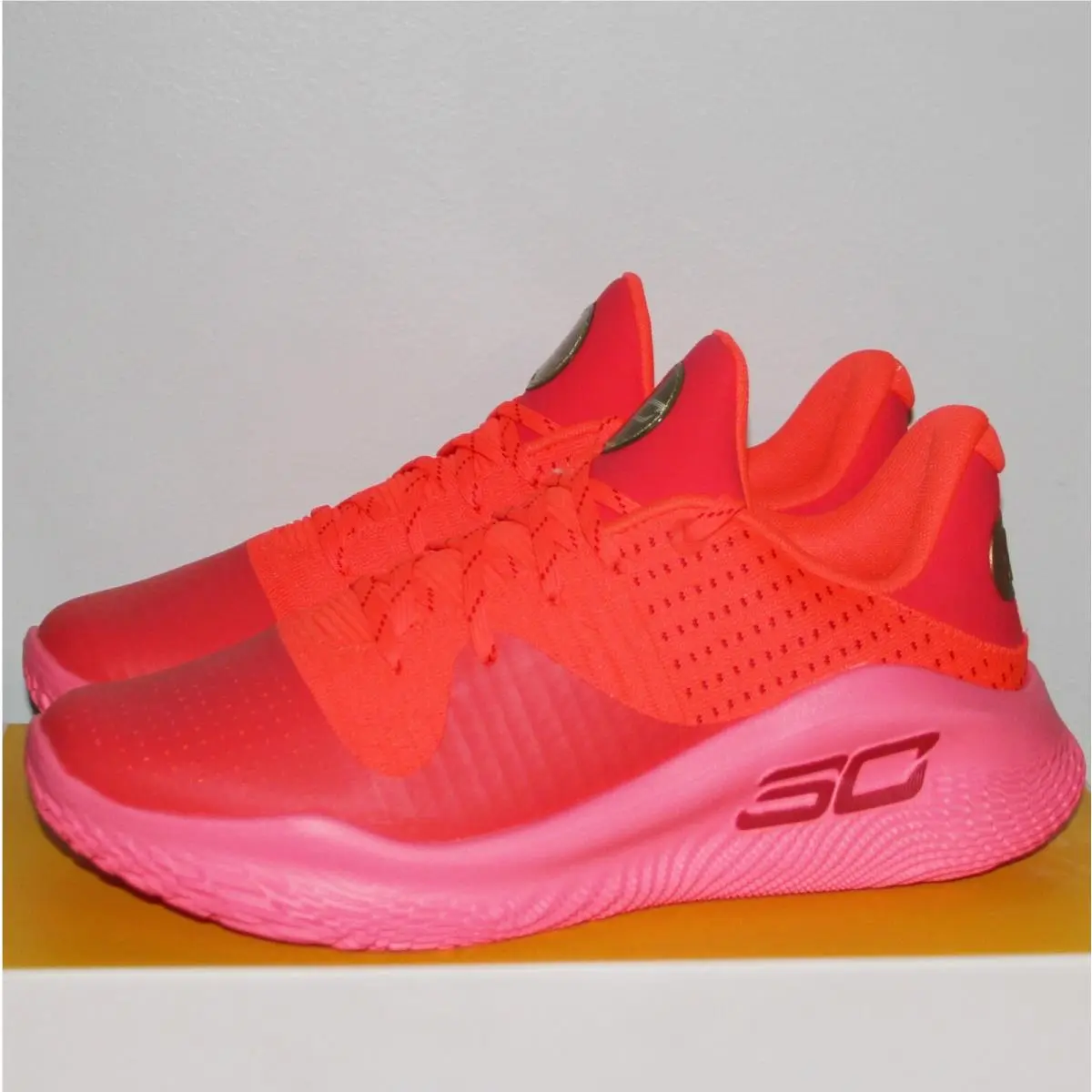 Under Armour shoes - Under Armour Curry 4 Low FloTro - 3026620-600 - Red (UPC: 196883810338) 0