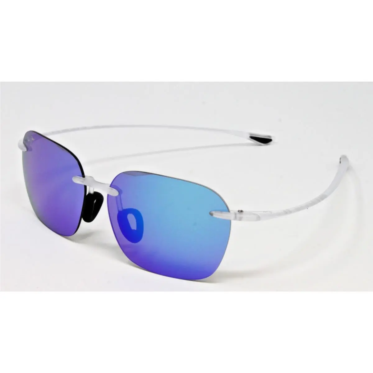 Maui Jim Sunglasses Komohana B446-05CM White 50mm Unisex Small Blue Lens