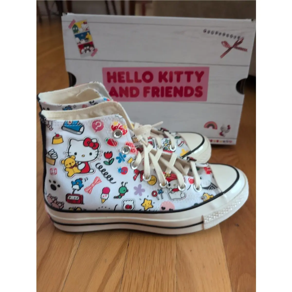Converse Chuck Taylor Hello Kitty Hi-top Men`s 5.5 Wmns 7.5