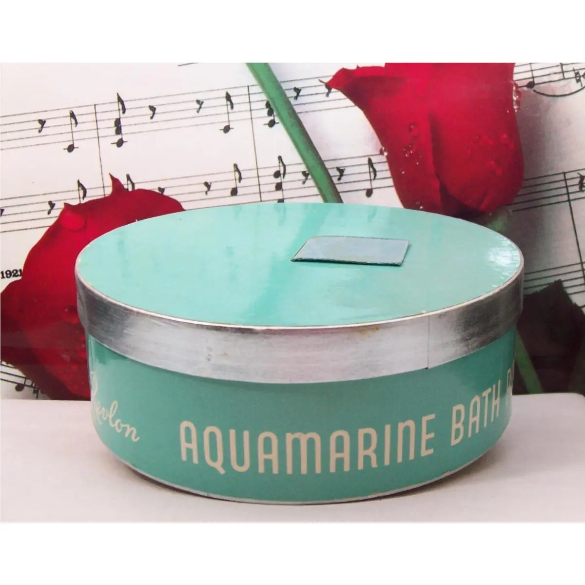 Aquamarine Bath Powder 6.0 Oz. By . Vintage by Revlon