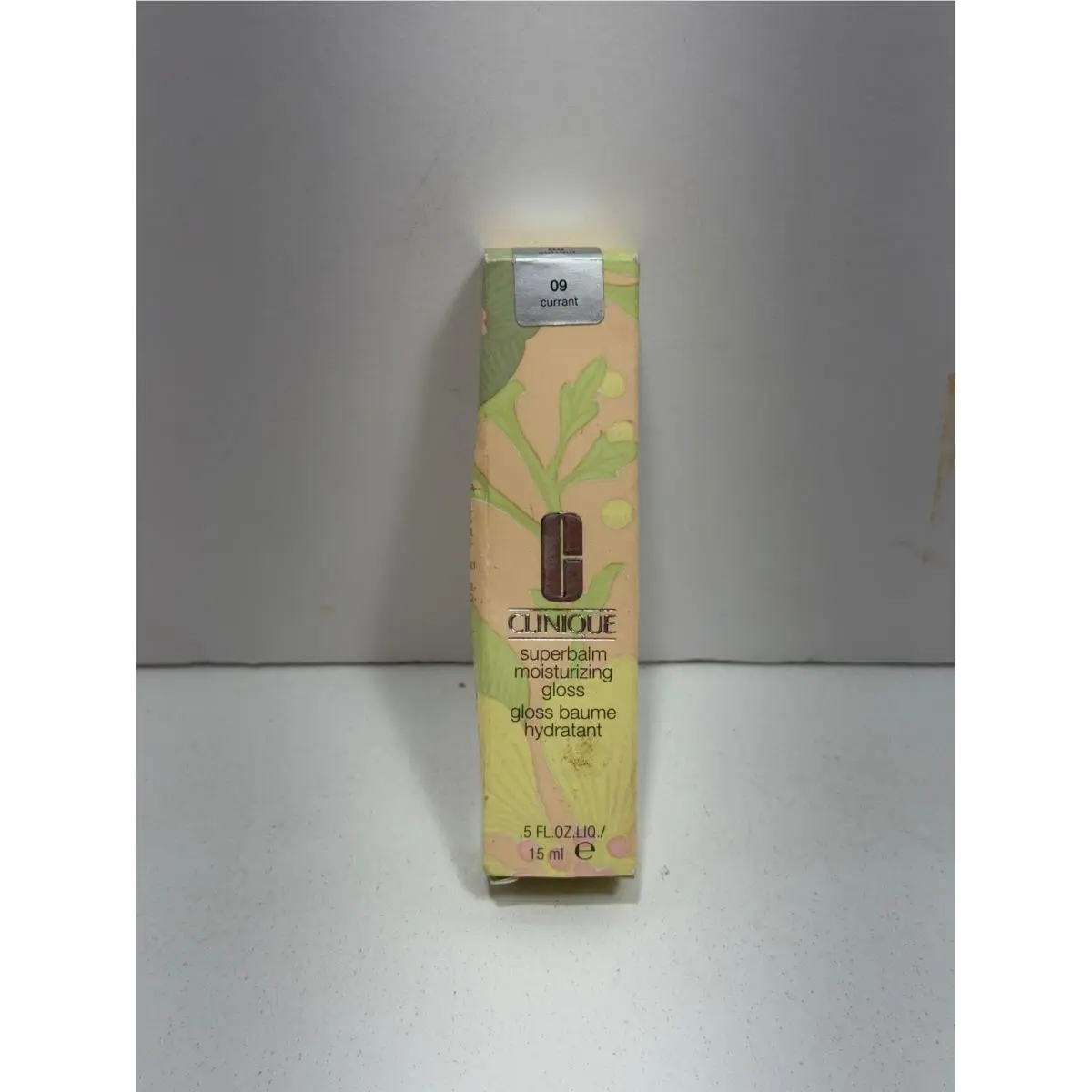Clinique Superbalm Moisturizing Gloss 09 Currant 0.5oz 15ml Rare
