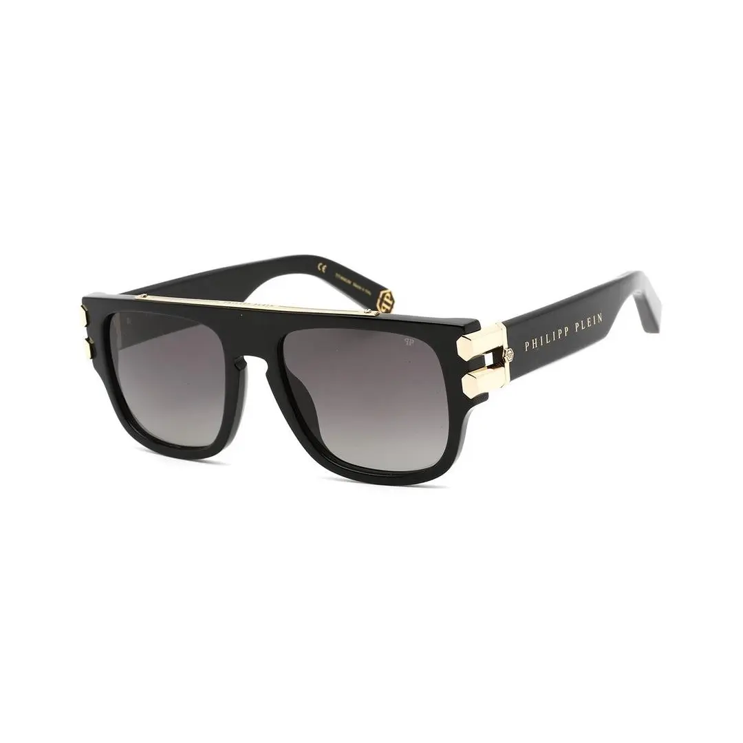 Unisex Pure Pleasure 55Mm Polarized Sunglasses Women`s Black by Philipp Plein