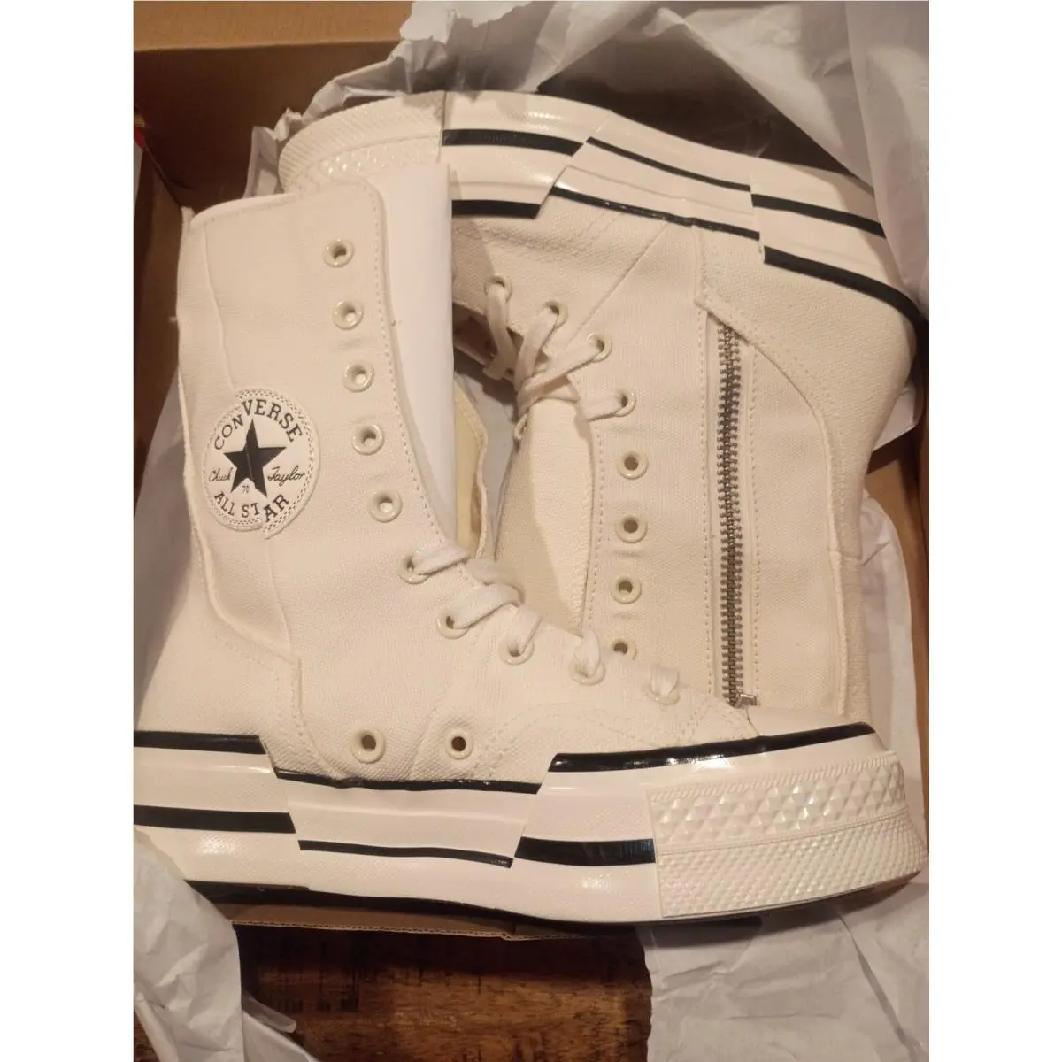 Converse shoes - Converse Chuck 70 Hi - Chuck - A08261C - White, Manufacturer: Egret/Egret/Black 0
