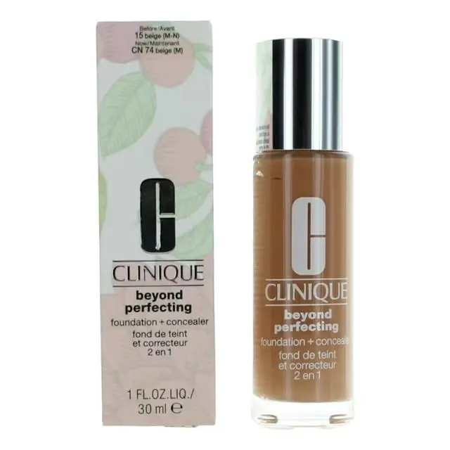 Beyond Perfecting Foundation + Concealer CN 74 Beige - Size 1 Oz by Clinique
