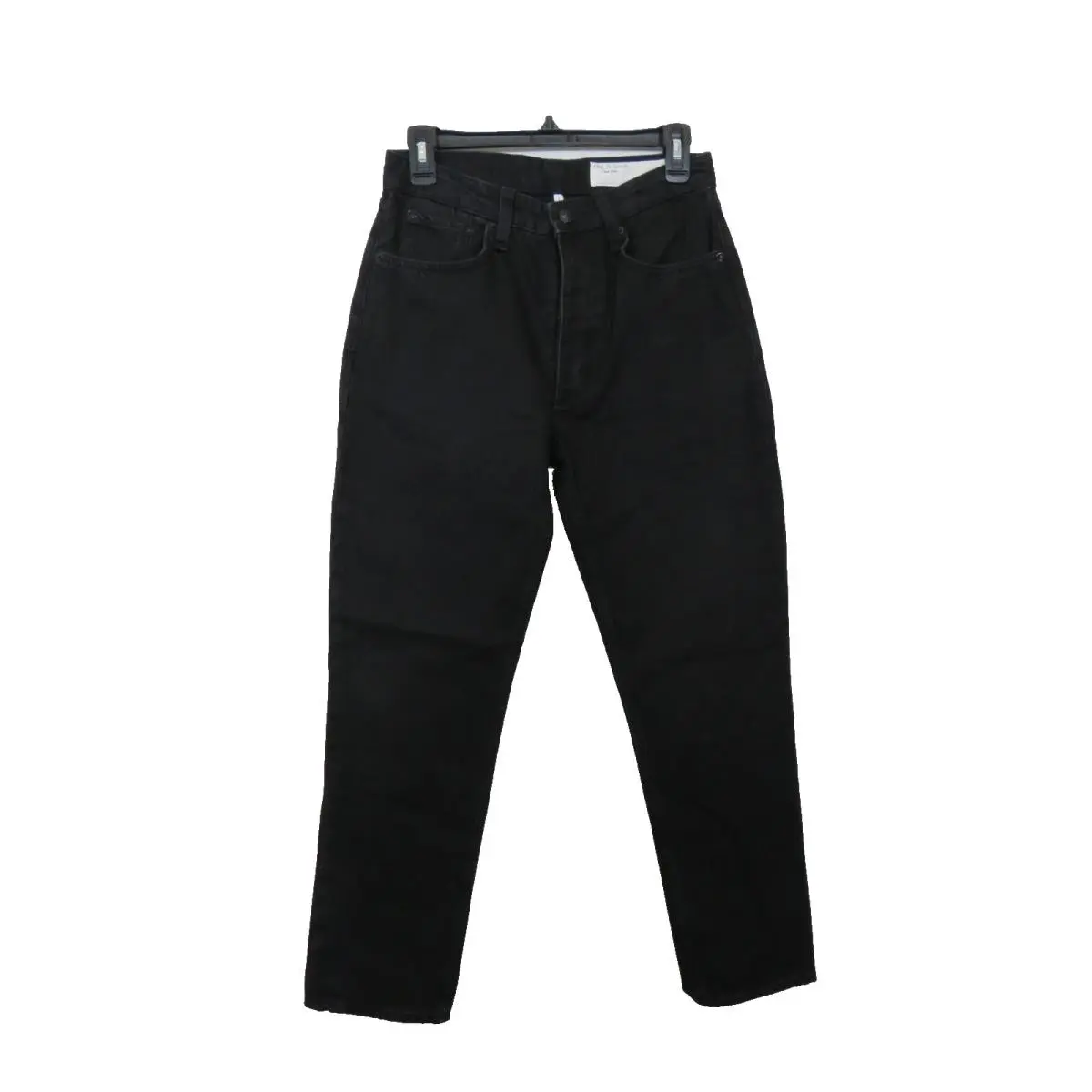 Rag Bone Size 31 Nina High Rise Ankle Cigarette Jean Black