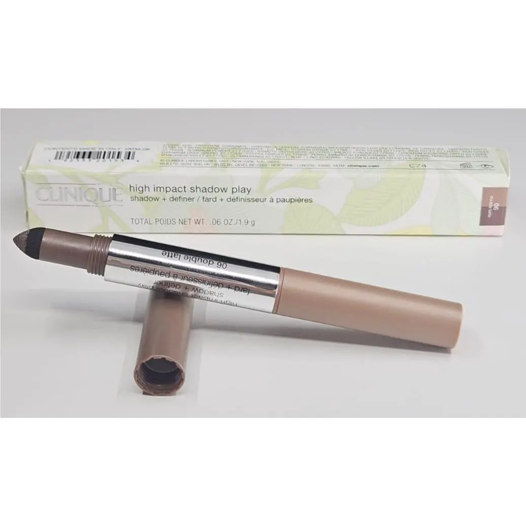 Clinique High Impact Shadow Play Shadow + Definer 06 Double Latte 0.06oz