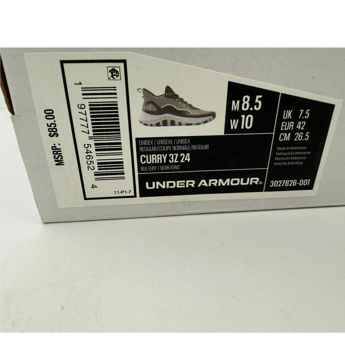 Under Armour shoes - Curry 3Z 24 - Curry - Black 0