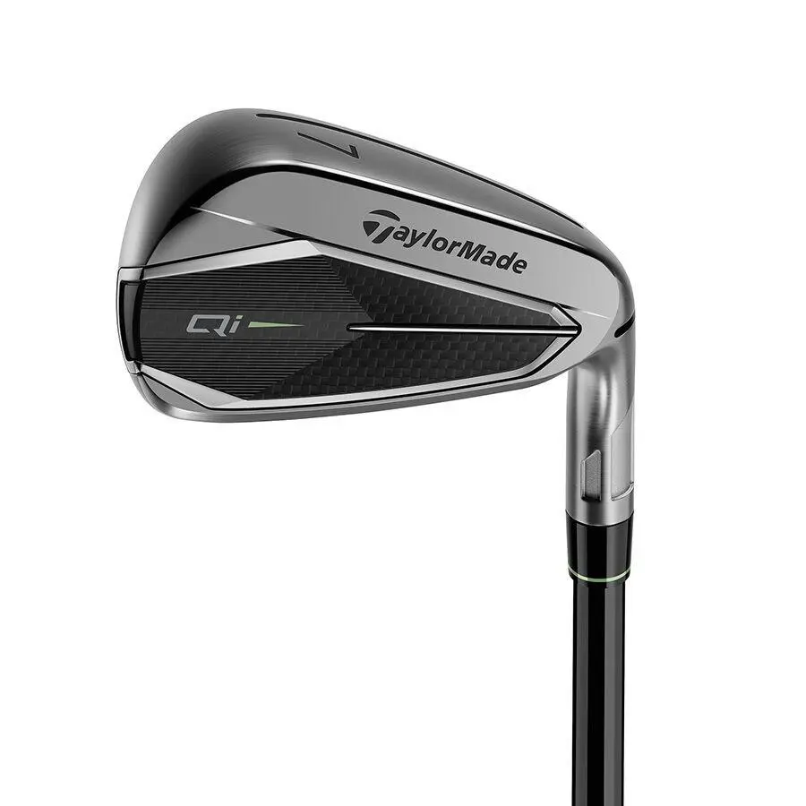 Taylormade Qi Gunmetal 5-PW+AW Iron Set Kbs Max MT 85 Regular Flex