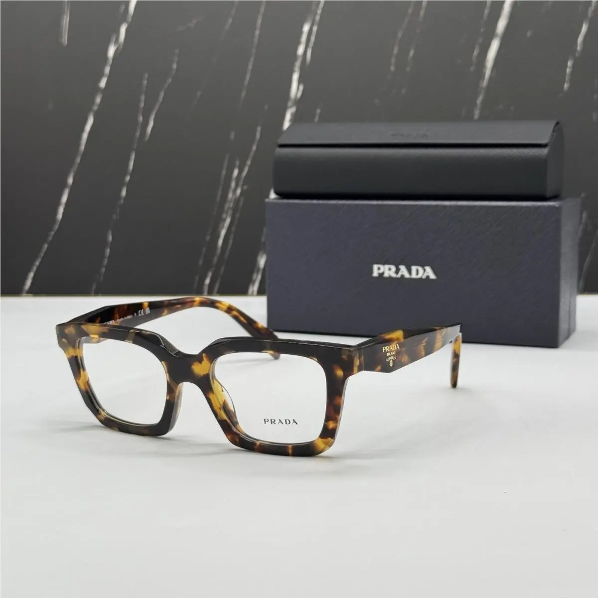 Prada PRC08V 14L1O1 Havana Brown Women Eyeglasses PR C08V