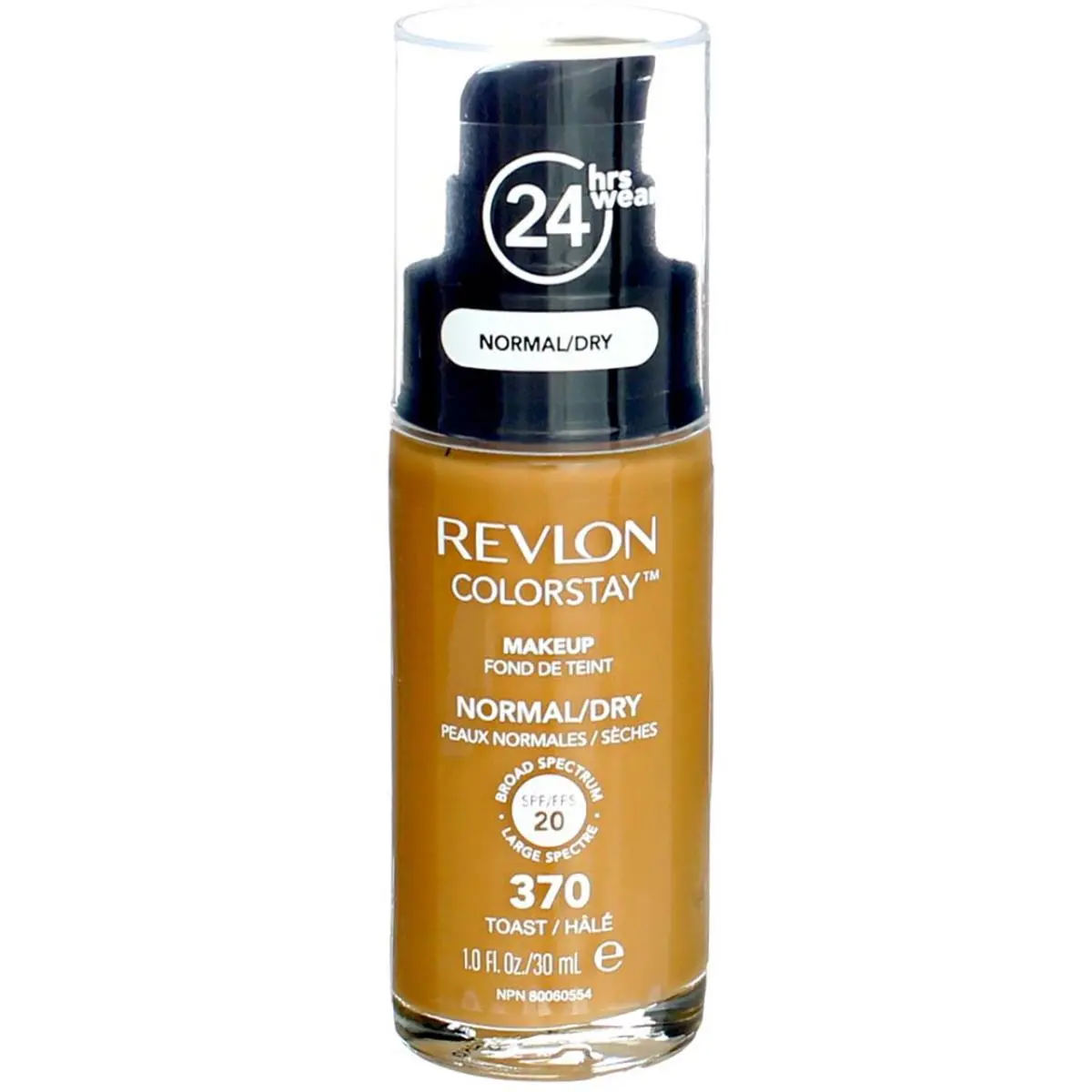 4 Pack  Colorstay Makeup Foundation For Normal Dry Skin Toast 370 by Revlon