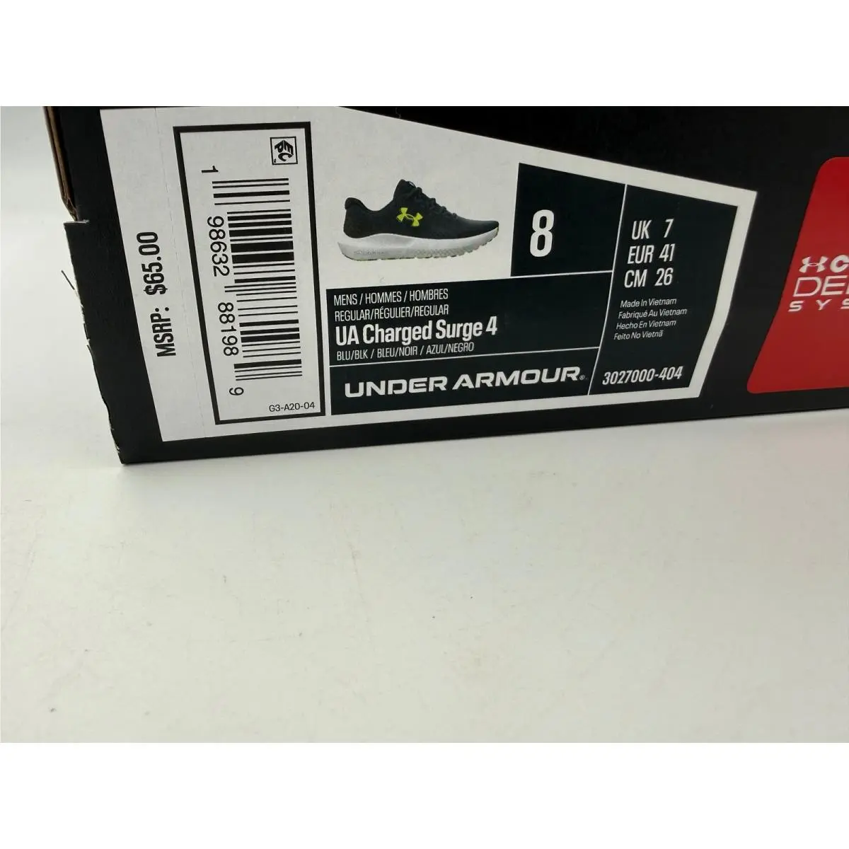 Under Armour shoes - UA Charged Surge 4 - Charged Surge - Blue 5
