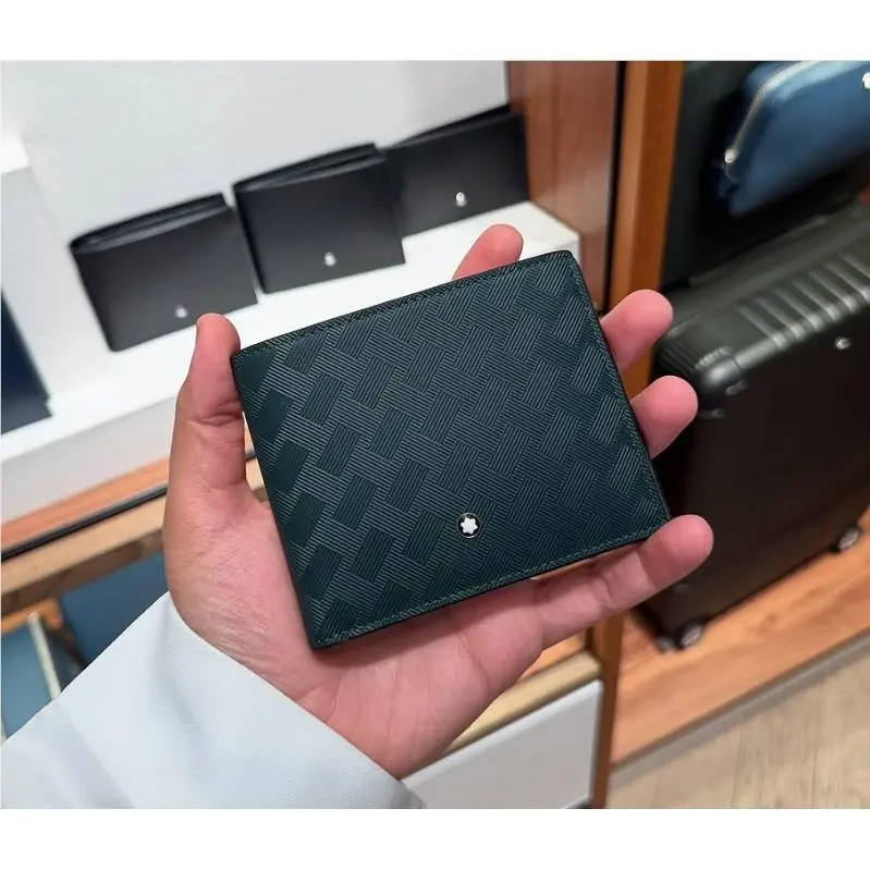 Extreme 3.0 British Green Leather Wallet 6CC Full Box by Montblanc