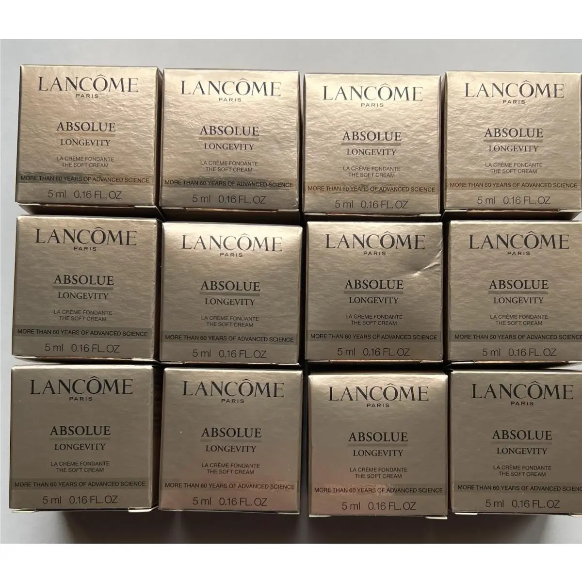 12 Lancome Absolue Longevity Soft Cream 5ml/each =60ml Newly Released by Lancôme
