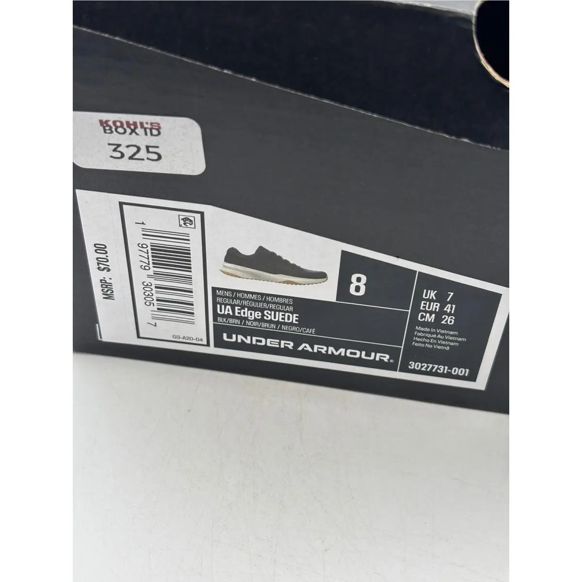 Under Armour shoes - Edge Suede - Edge Suede - Black 0