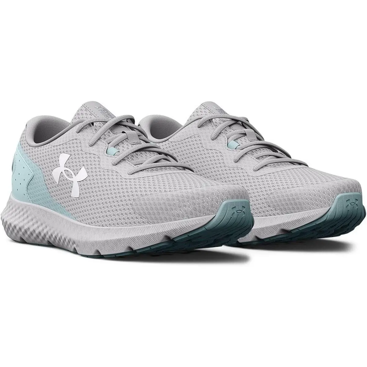 Under Armour shoes - HALO GRAY-FUSE TEAL-WHITE (UPC: 195253647000) 3