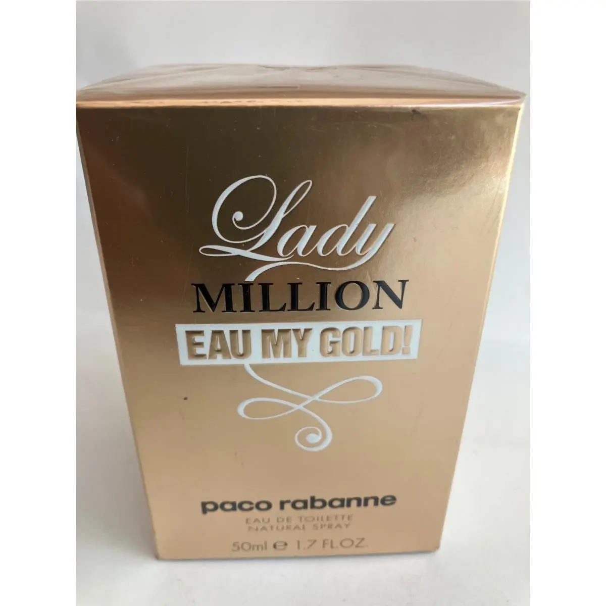 Lady Million- Eau MY Gold 1.7oz Edt Spray For Women Rare by Paco Rabanne