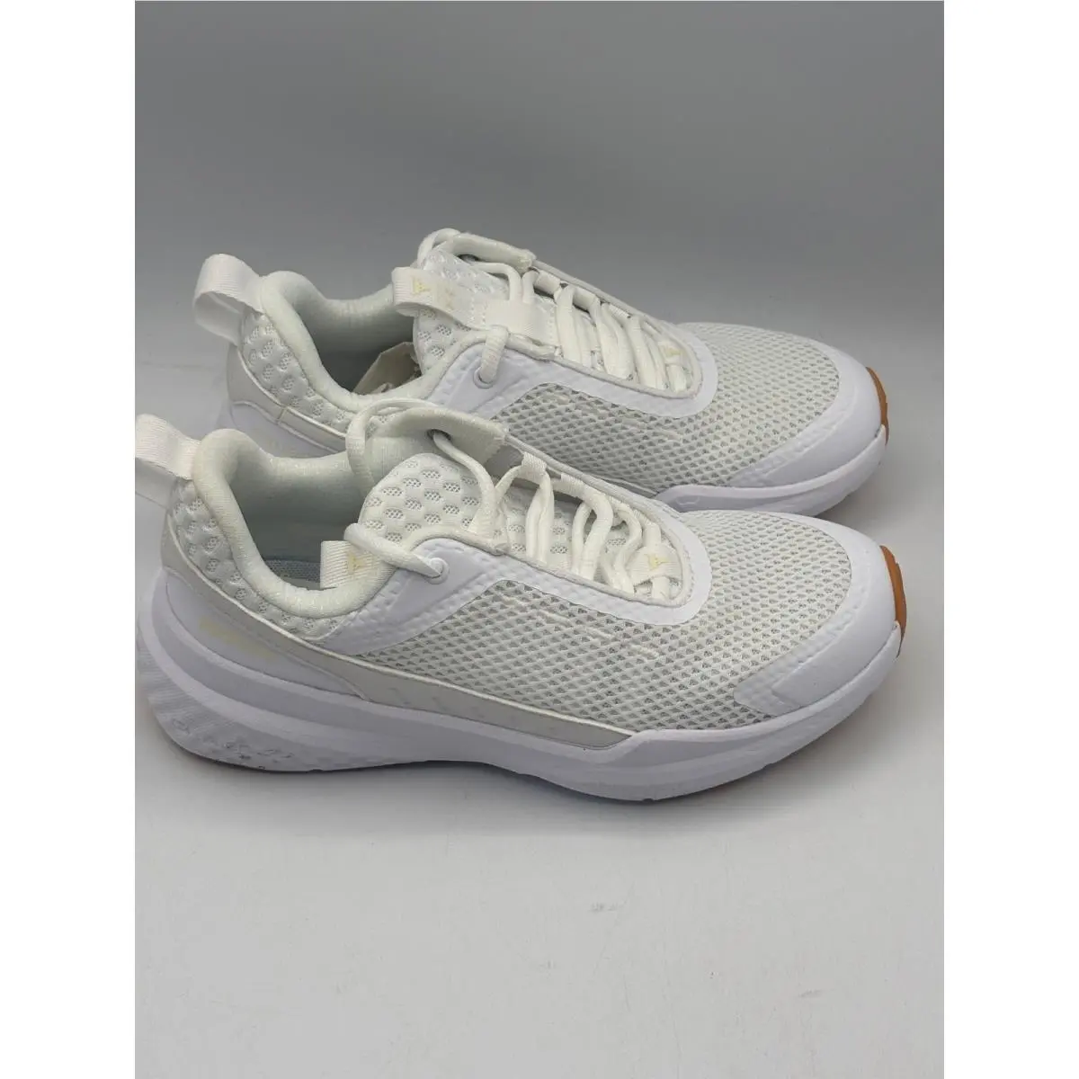 Under Armour Project Rock Bsr 5 Women Size 6 White Training Shoes 3028301-100