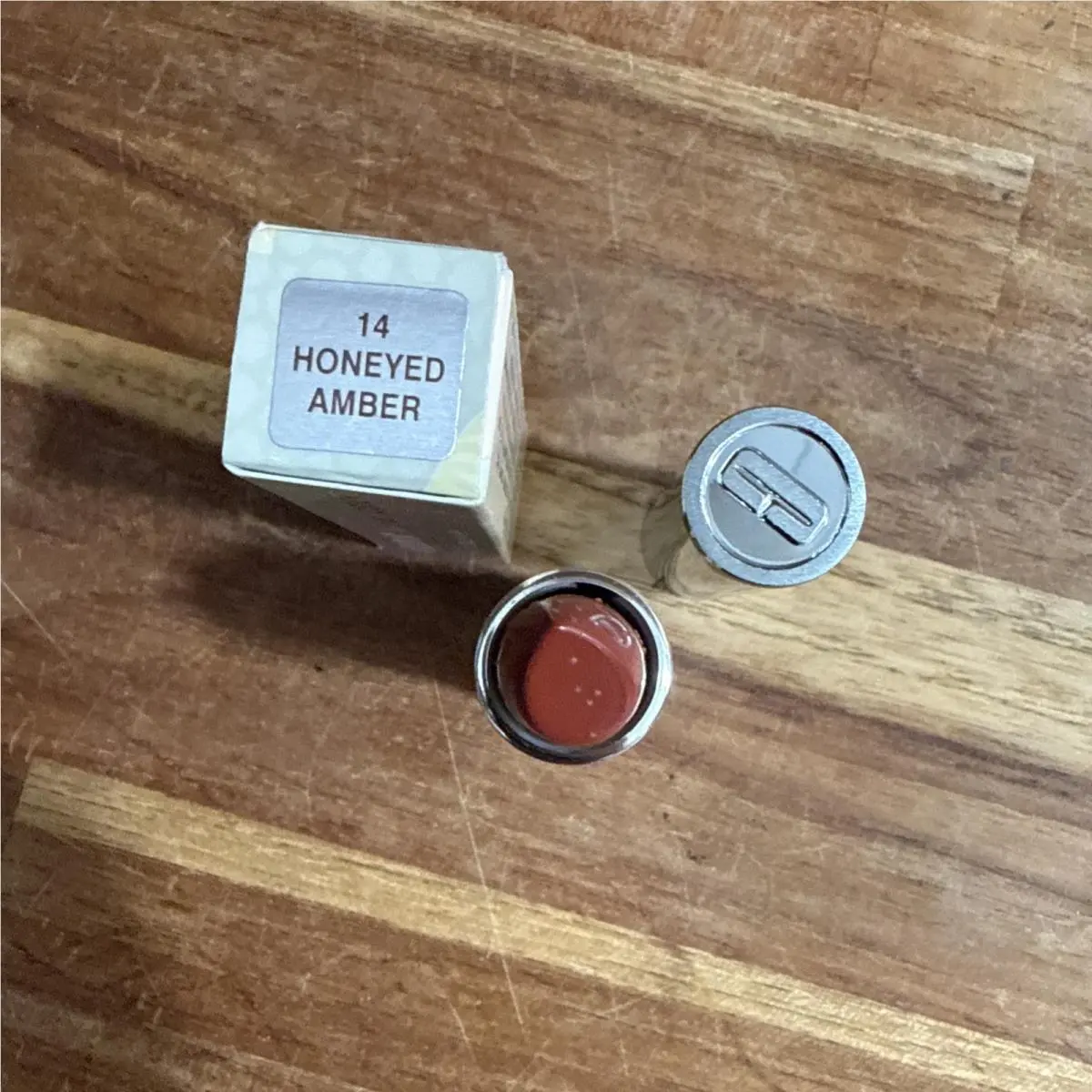 Vintage Clinique Long Last Lipstick 14 Honeyed Amber