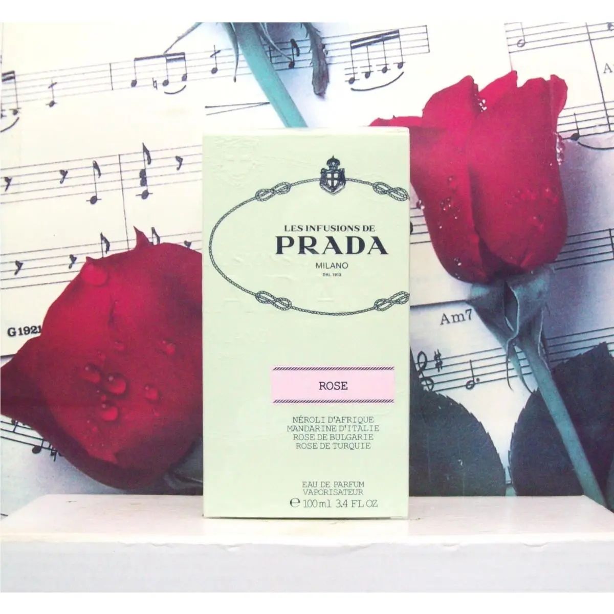 Les Infusion De Prada Rose 3.4 Oz. Edp Spray