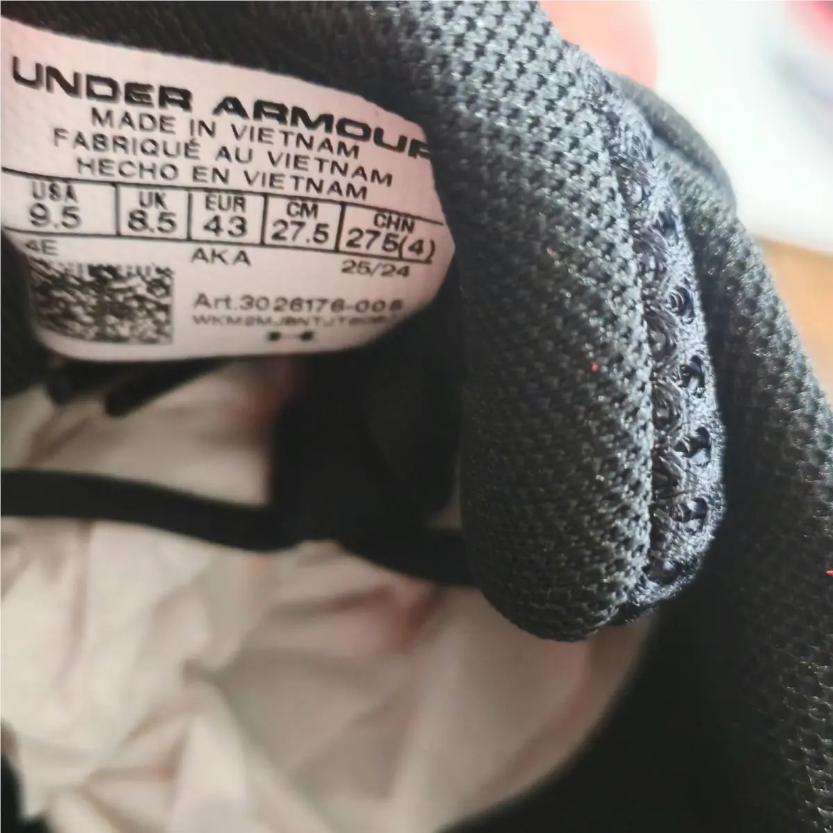 Under Armour shoes - Under Armour Charged Assert 10 - 3026176-005 - Black 6