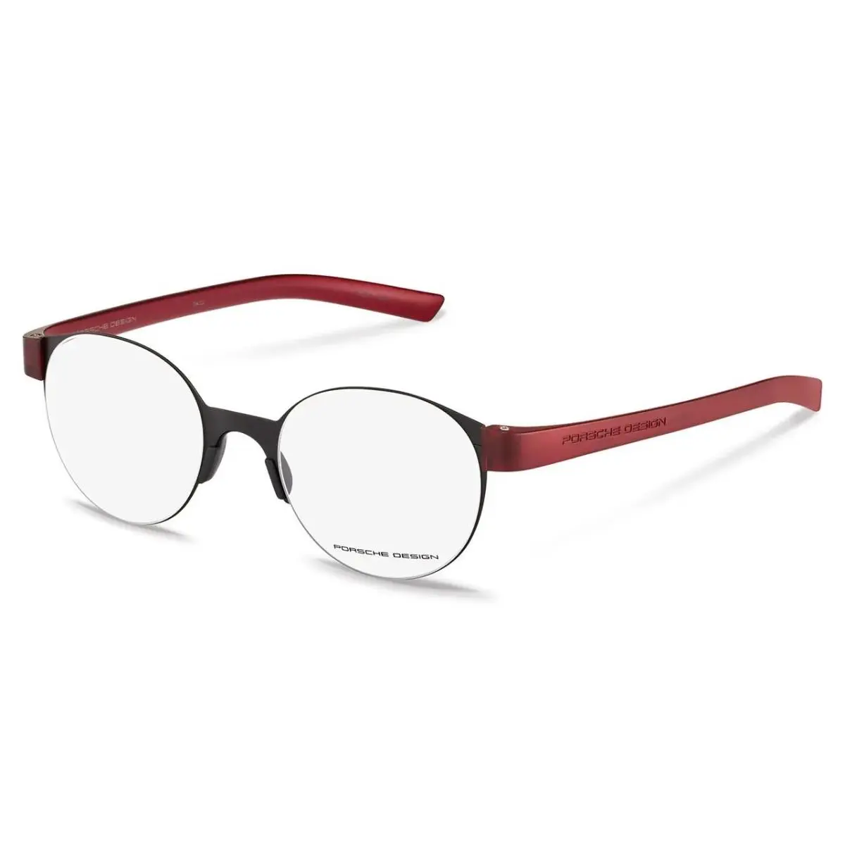 Porsche Design Unisex 51mm Black Red Readers P8812-51B10
