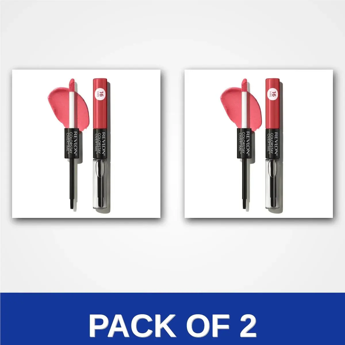 Pack of 2 - Revlon Colorstay Overtime Lipcolor Long Wearing Liquid Lipst