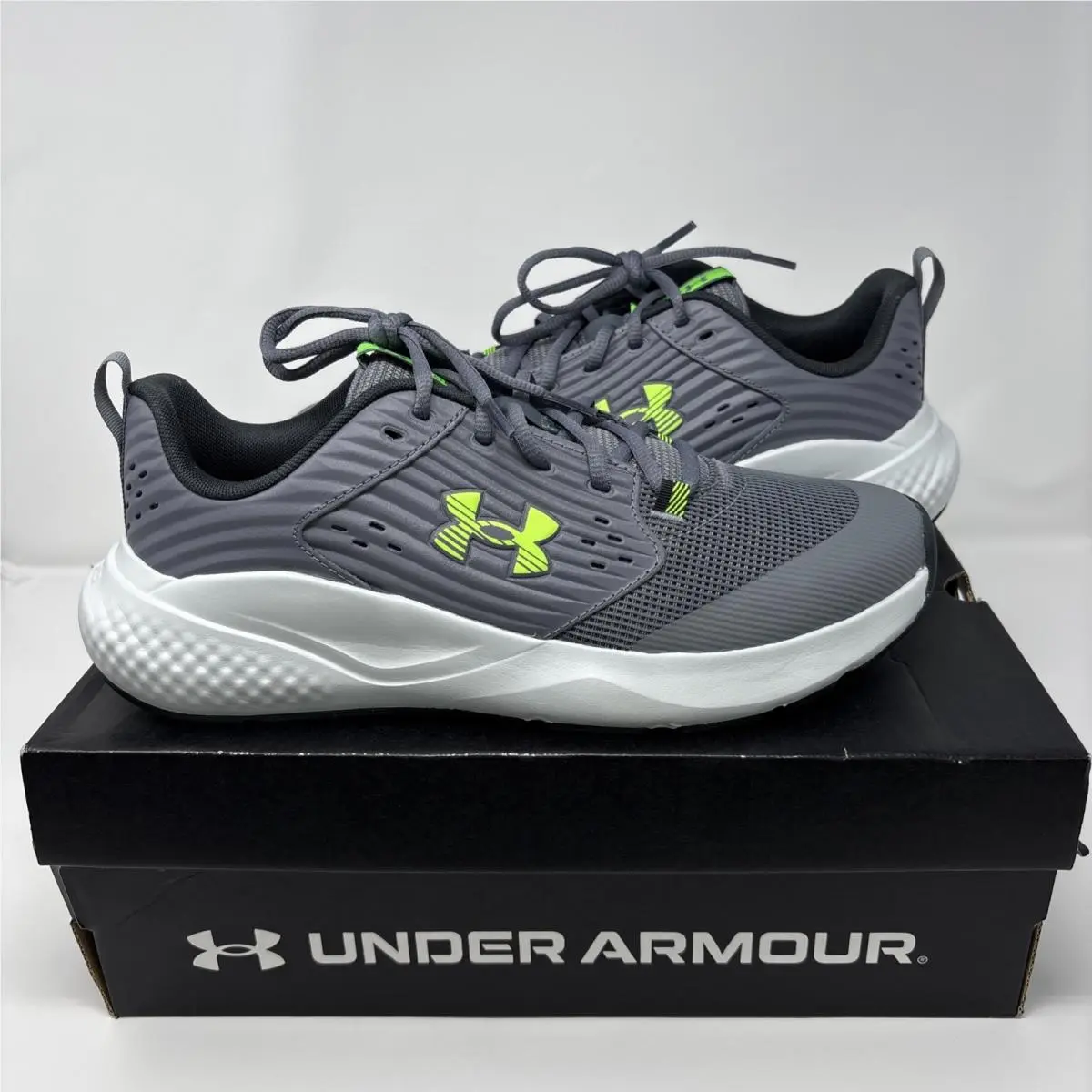 Under Armour shoes - Under Armour Charged Commit - Charged Commit - Gray 3