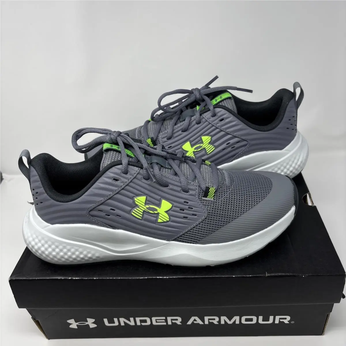Under Armour shoes - Under Armour Charged Commit - Charged Commit - Gray 4