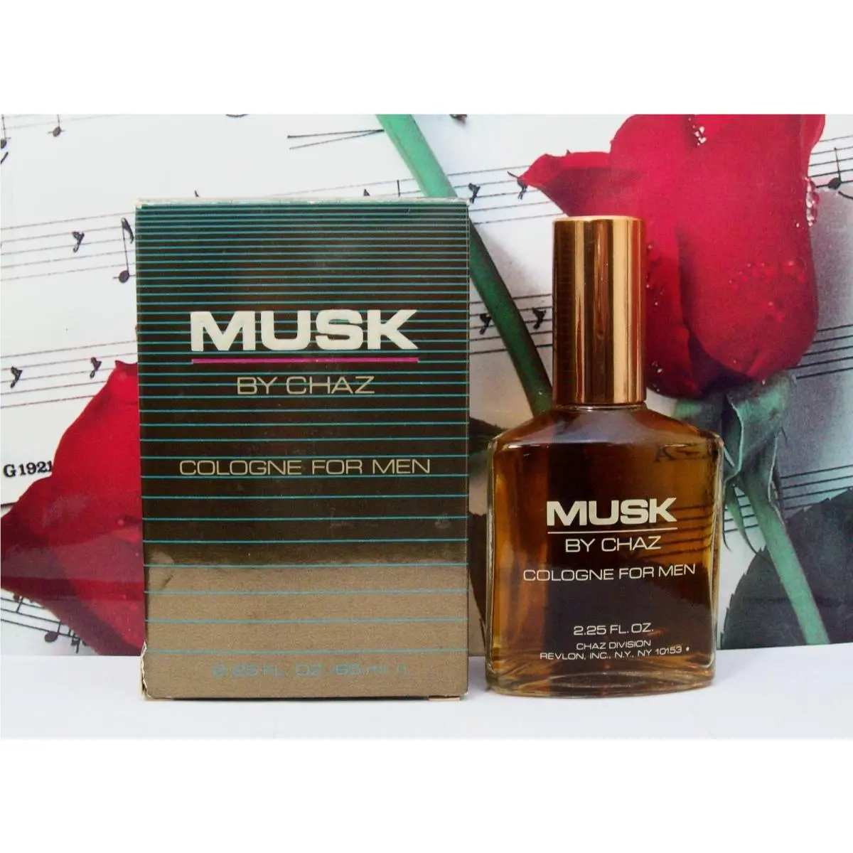 Chaz Musk Cologne Splash For Men 2.25 Oz. By . Nwb. Vintage by Revlon