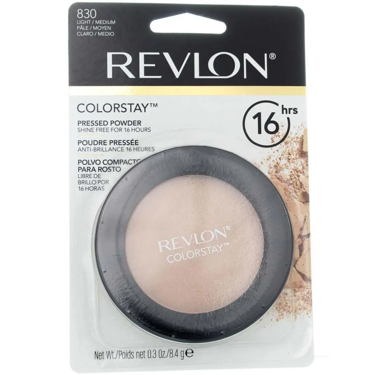 4 Pack  Colorstay Pressed Powder Light Medium 830 0.3 oz by Revlon