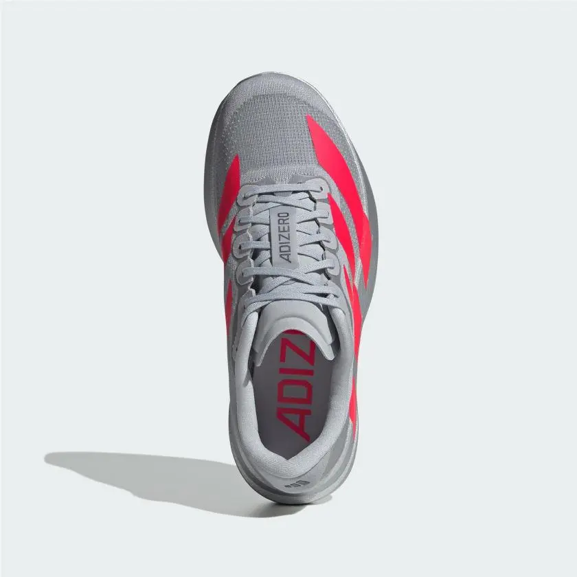 Adidas shoes - Silver Metallic / Lucid Red / Iron Metal 7