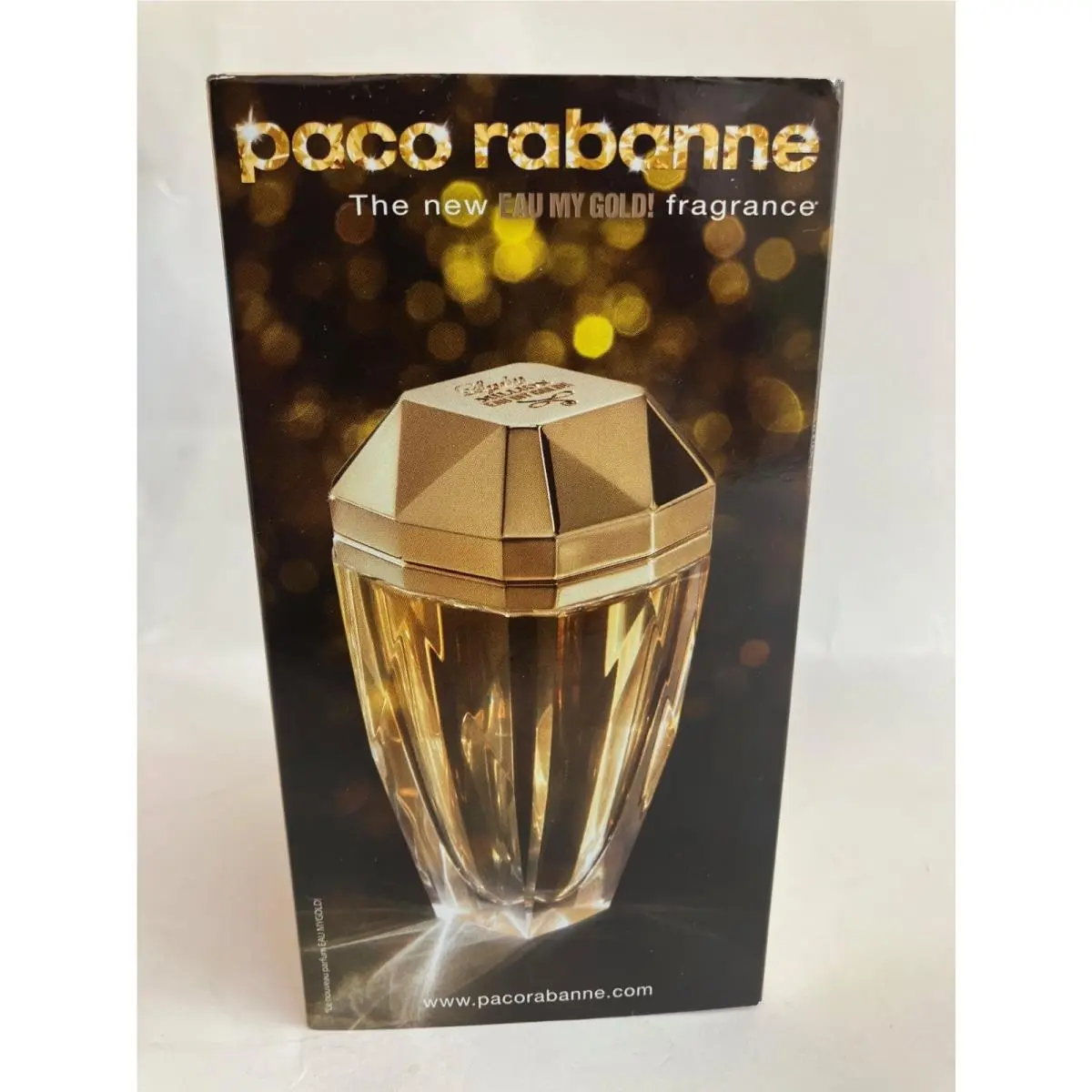 Lady Million- Eau MY Gold 2.7oz Edt Spray For Women Rare by Paco Rabanne