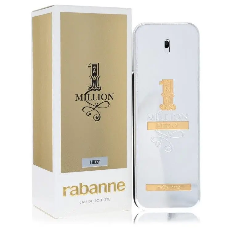 1 Million Lucky by Paco Rabanne Eau De Toilette Spray 3.4 oz For Men