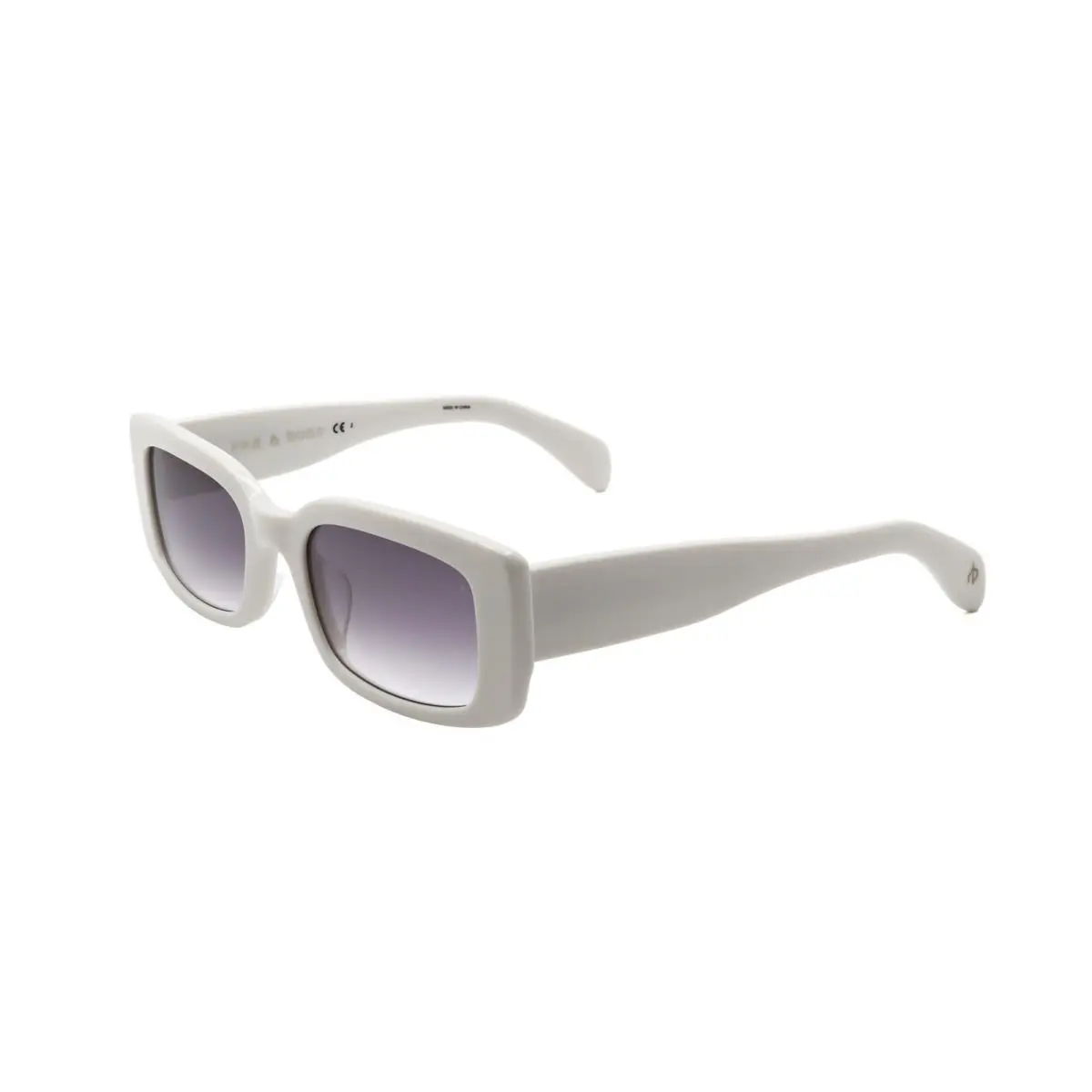 Rag Bone Unisex 52 mm White Sunglasses RNB6002-S-VK6-52