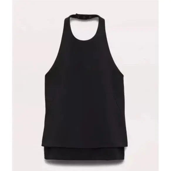 Rag Bone Irina Snap Halter Top Black Size M