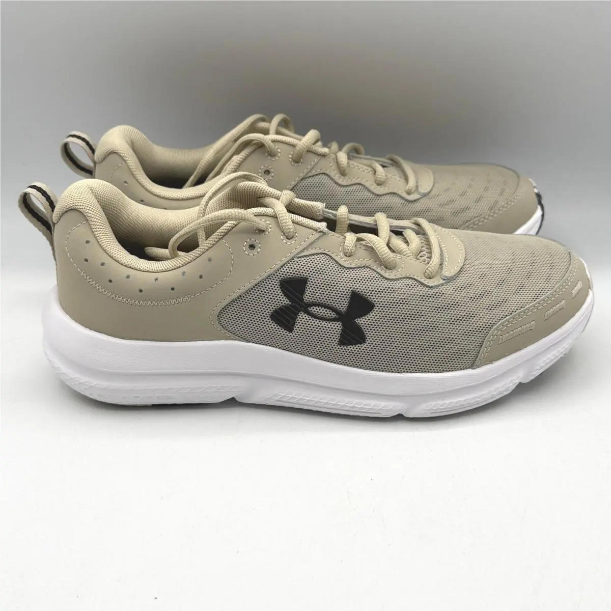 Under Armour Charged Assert 10 Mens Running Shoes 9 Brown Tan 3026175-289