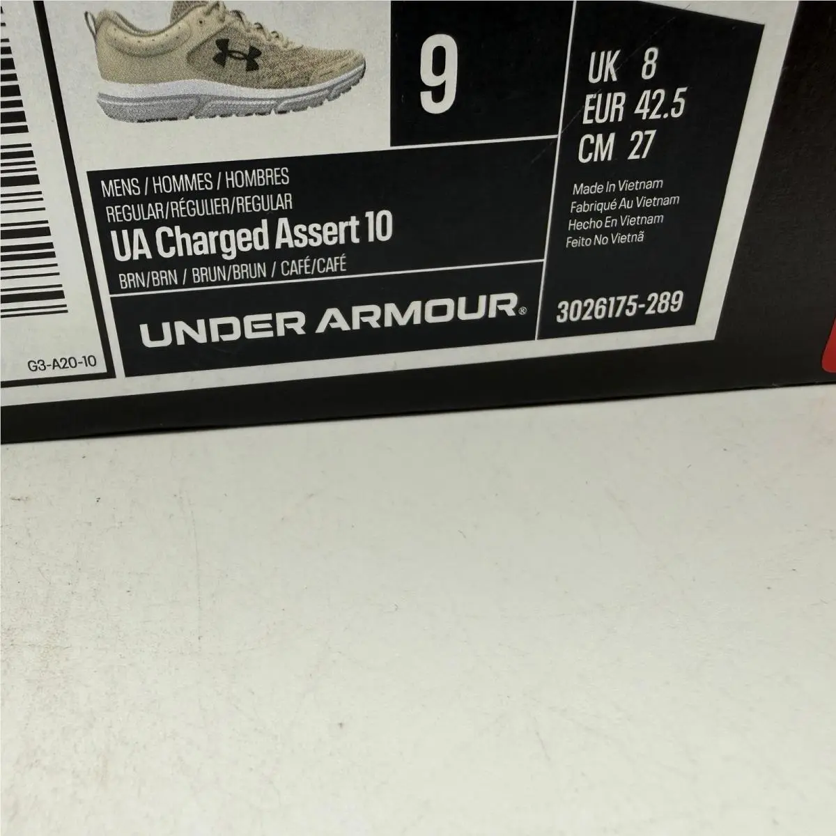 Under Armour shoes - UA Charged Assert 10 - Charged Assert - Brown 0